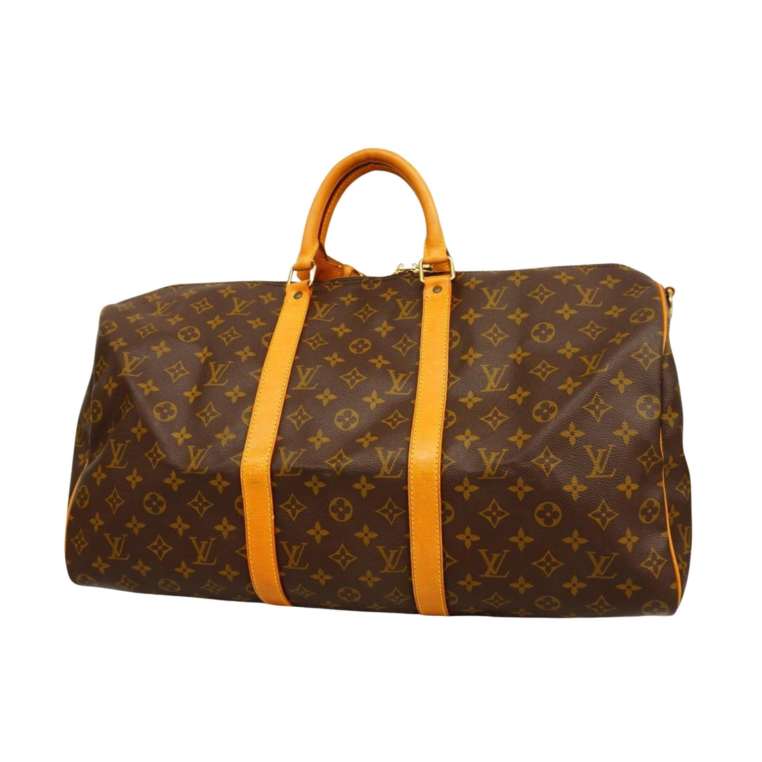 Louis Vuitton Keepall Bandouliere 50  Canvas Travel Bag