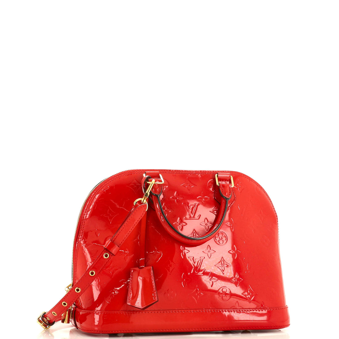 Alma Handbag Monogram Vernis PM