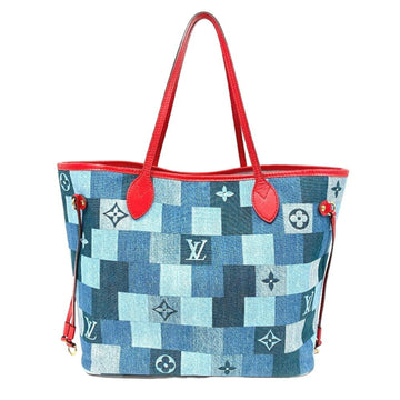 Louis Vuitton Neverfull Mm   - Jeans Tote Bag