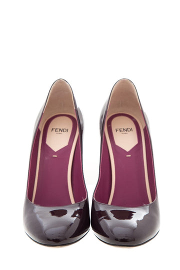 Fendi Burgundy & Magenta   Heels SZ 37