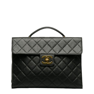 Chanel Matrases Cocono mark Handbags Briefcase Black Caviar   Chanel
