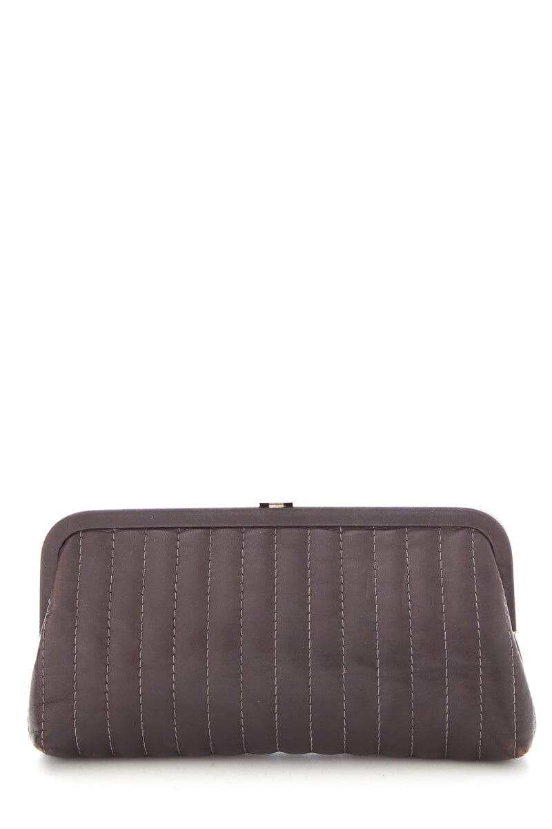 Top Quality Chanel  Brown Clutch