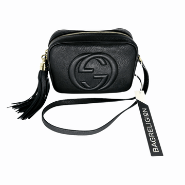 Gucci Soho small leather disco bag in black