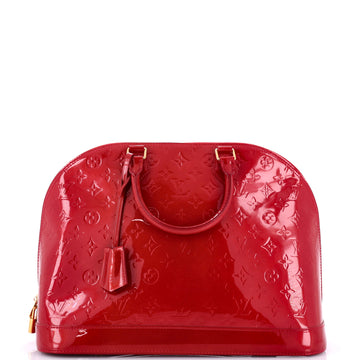Alma Handbag Monogram Vernis GM
