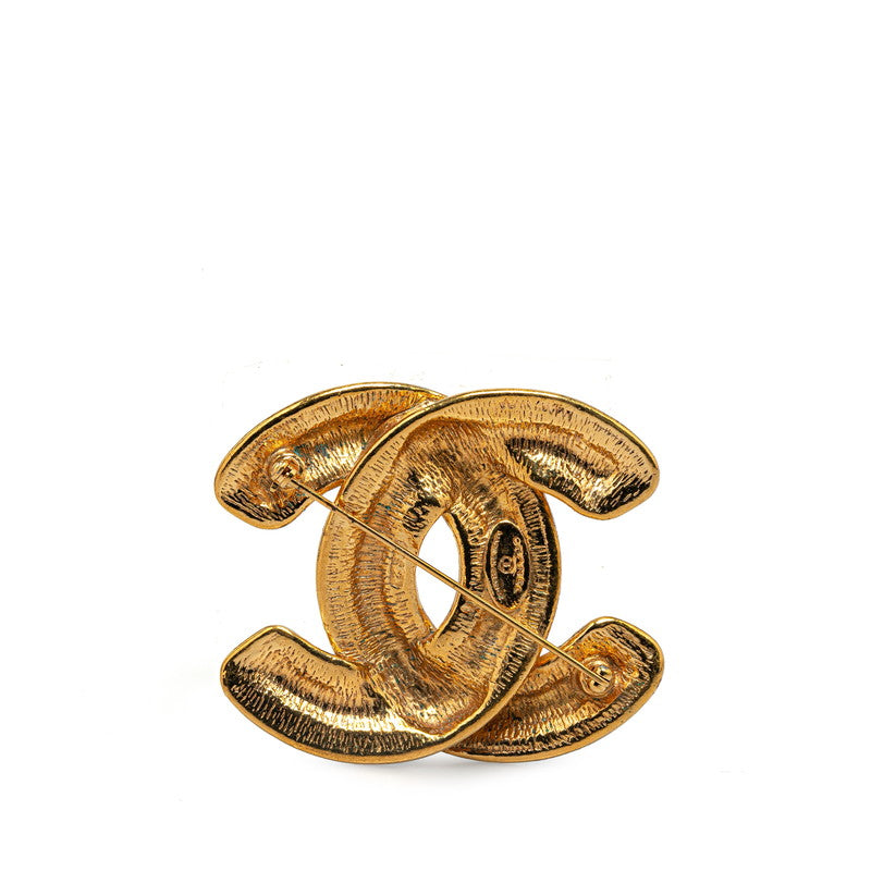 Chanel  Coco Mark Brooch Gold Plated