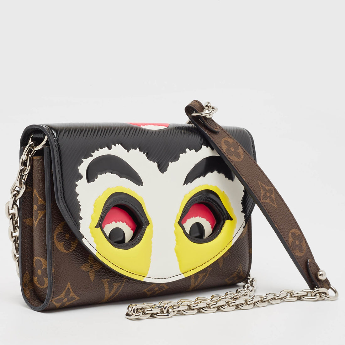 Louis Vuitton  Monogram Canvas Kabuki Wallet On A Chain