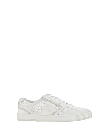 Fendi Multicolored Paneled Low Top Sneakers