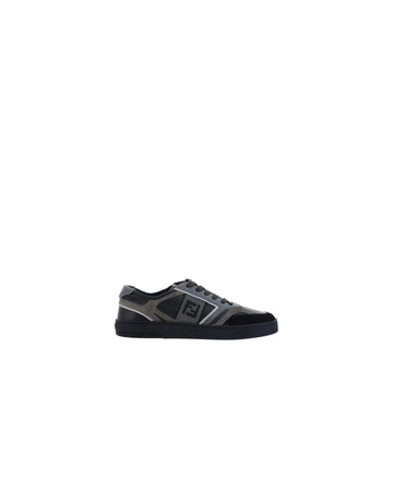 Fendi Multicolored Paneled Low Top Sneakers