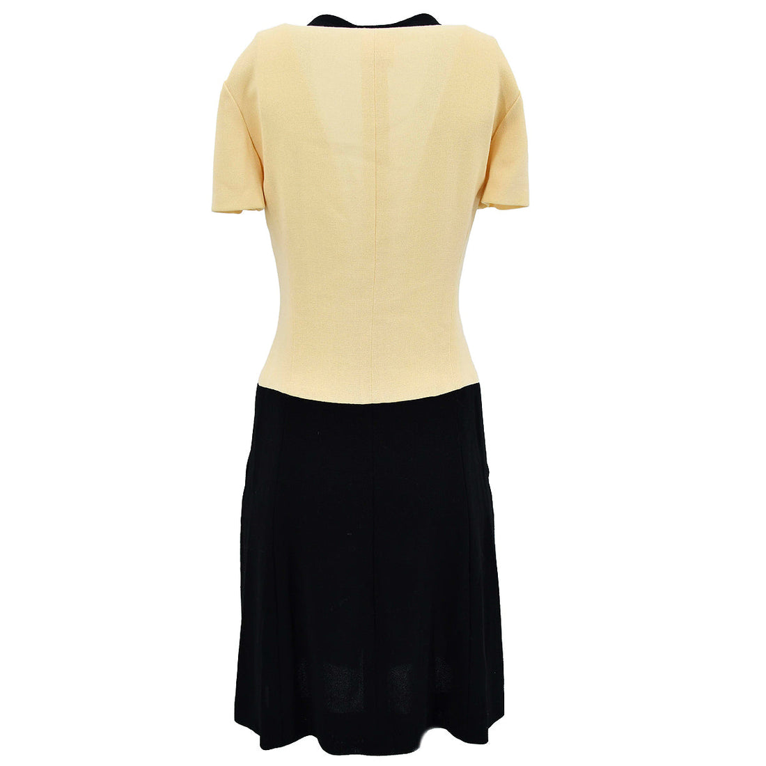 Chanel Dress Ivory Black P95 #40