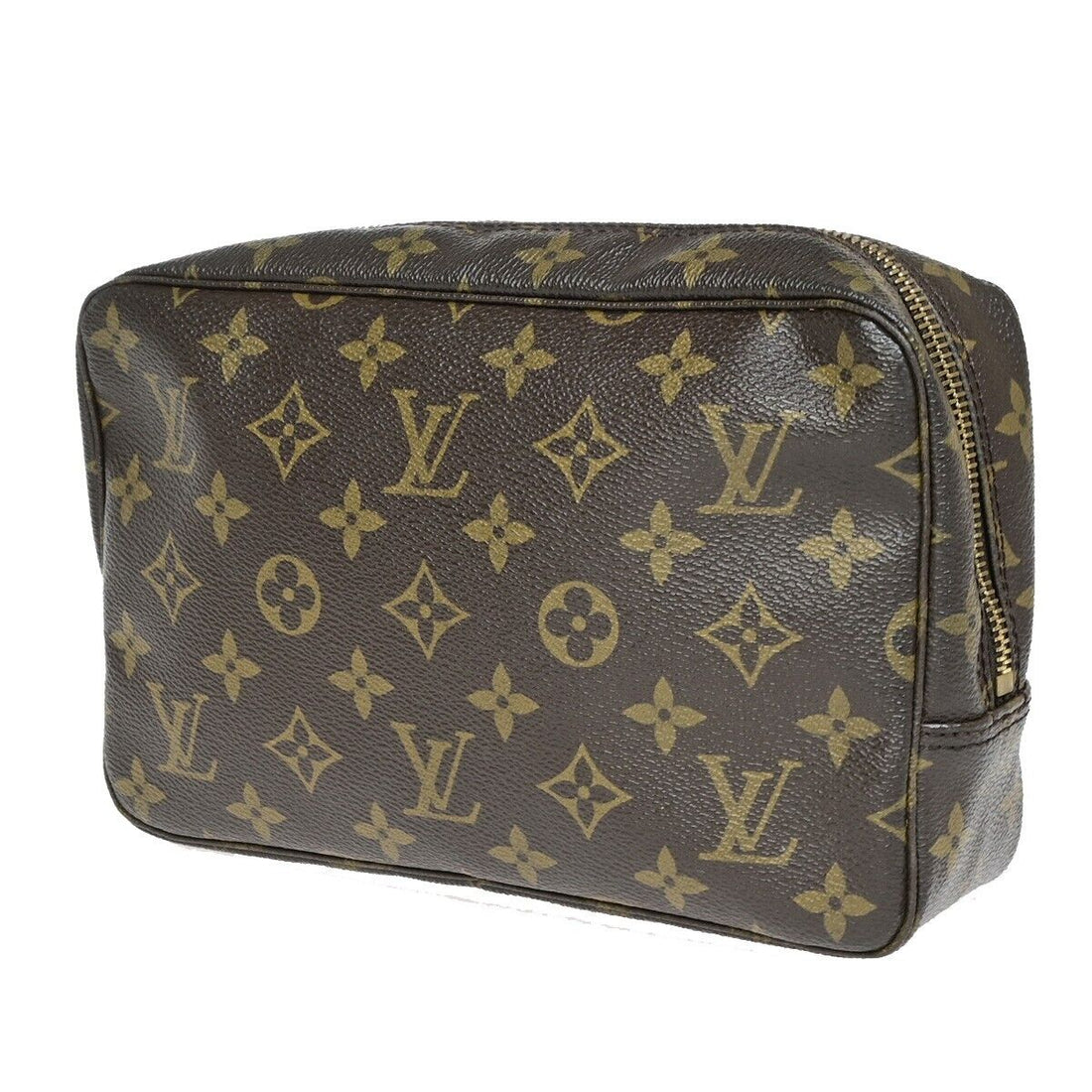 Louis Vuitton Trousse De Toilette  Leather Clutch Bag