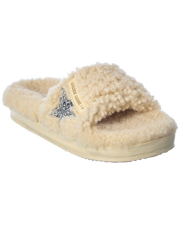 Golden Goose Poolstar Shearling Slide