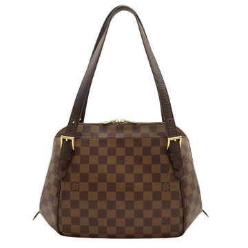 Louis Vuitton Belem Mm  Canvas Shoulder Bag