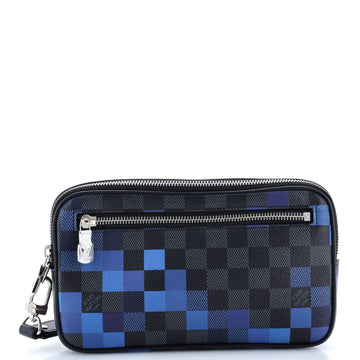 Alpha Clutch Limited Edition Damier Graphite Pixel