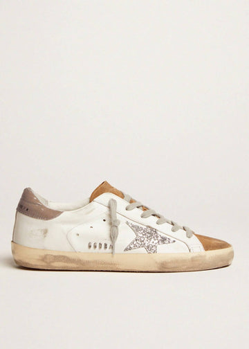 Deluxe Brand Sneaker In Tabaco & White