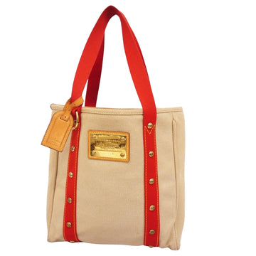 Louis Vuitton Antigua  Canvas Tote Bag