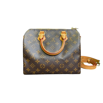 Louis-Vuitton Speedy Bandouliere 25 Monogram Brown GHW