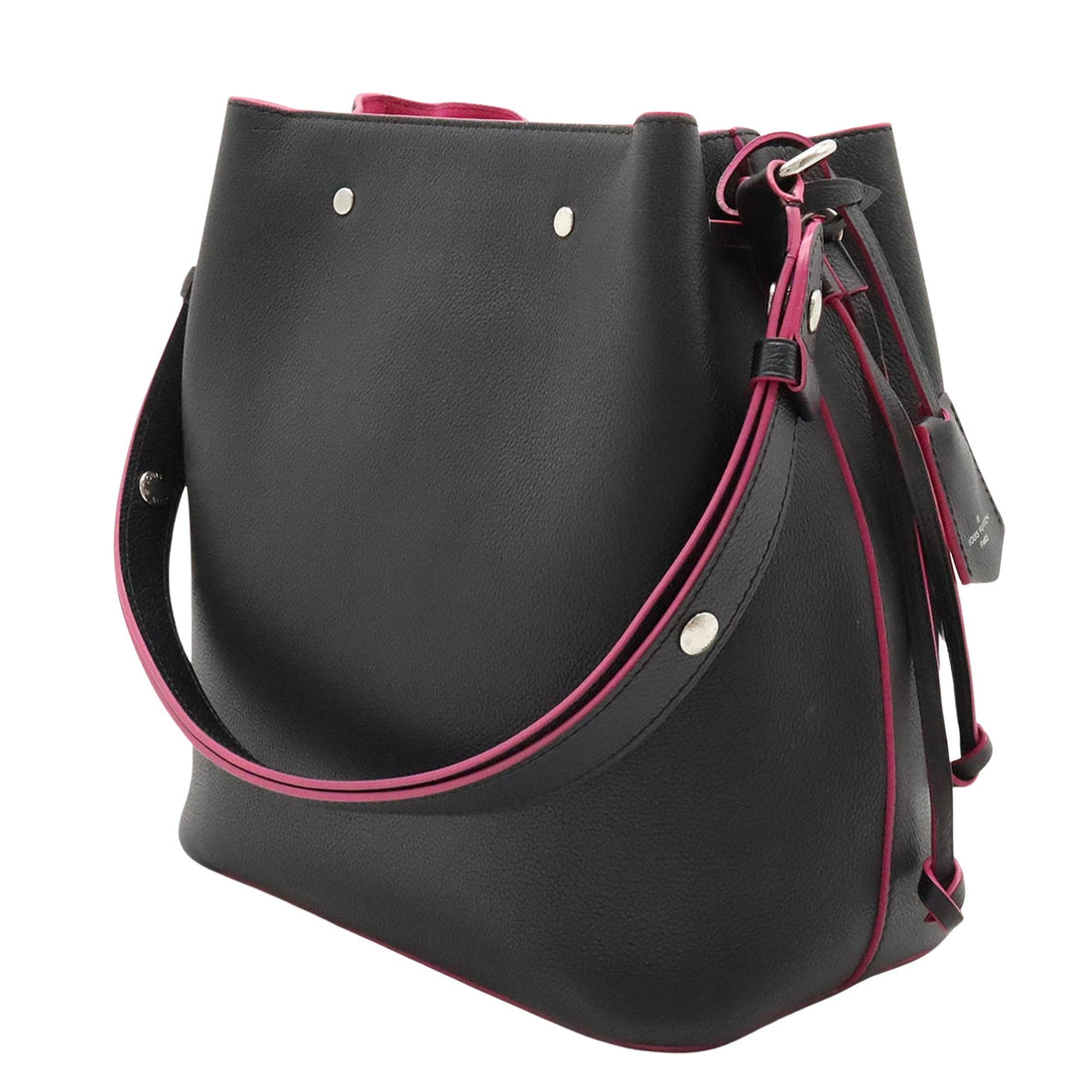 Louis Vuitton Lockme Bucket  Leather Shoulder Bag