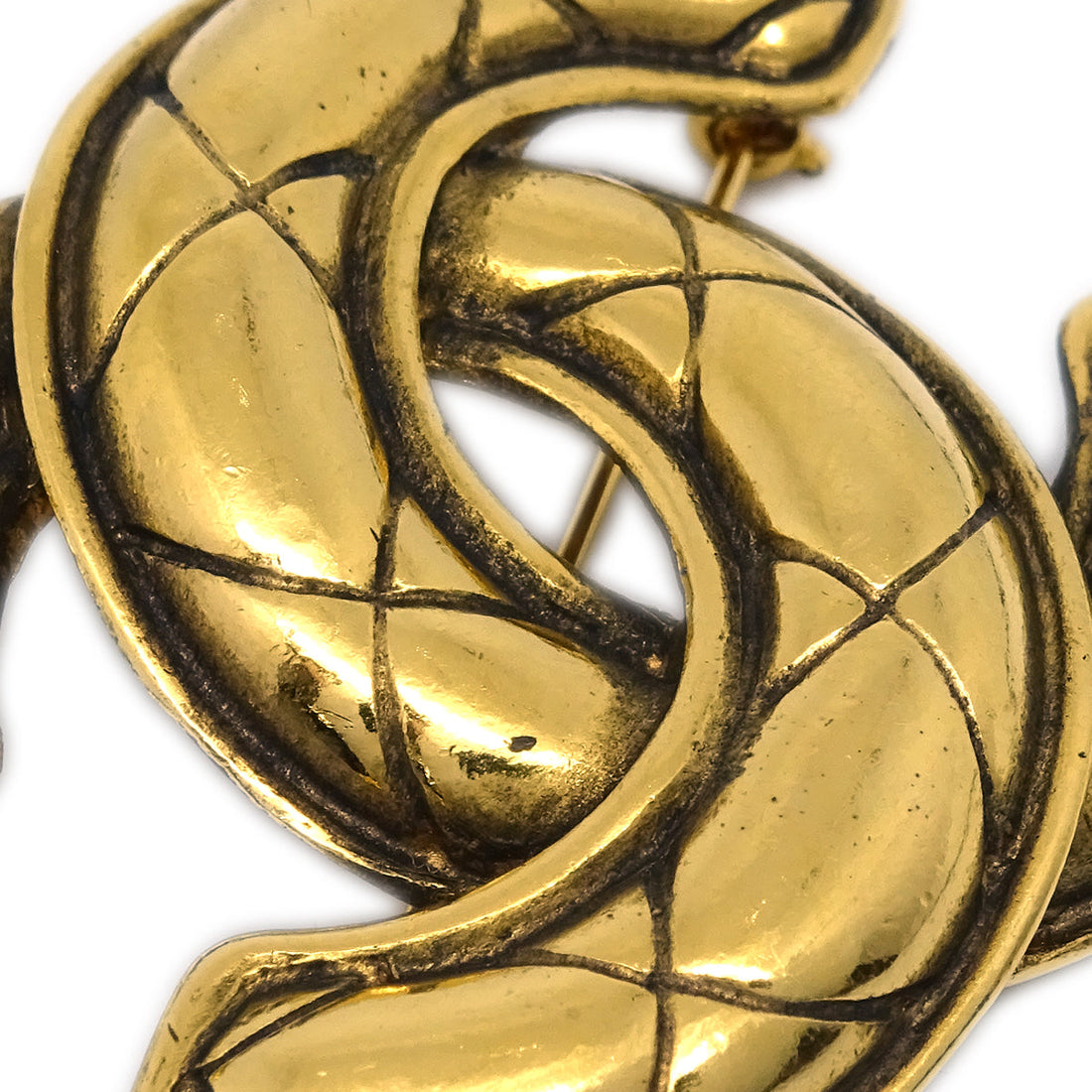 Chanel Brooch Pin Gold Medium 1142