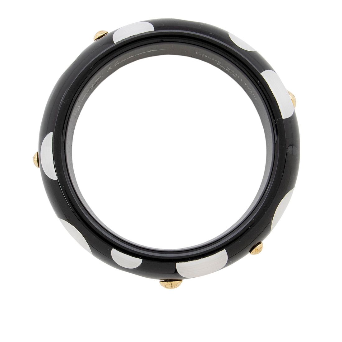 Louis Vuitton Limited Edition Dots Infinity Bangle Wide Bracelet