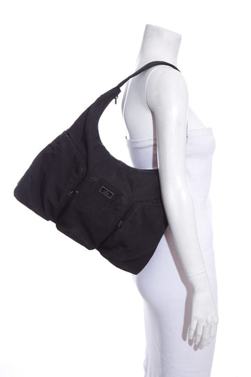 Gucci  Black Triple Pouch Handbag