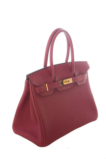 Hermès Birkin 30CM Togo Leather Rouge Handbag