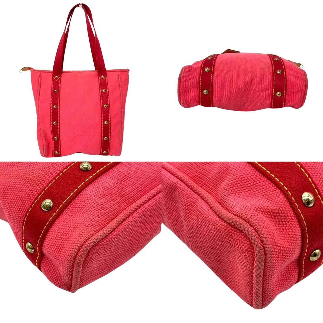 Louis Vuitton Antigua  Canvas Tote Bag