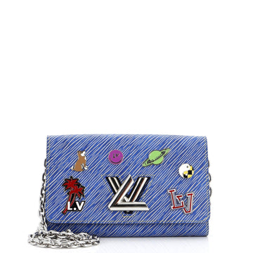 Twist Chain Wallet Limited Edition Pin Embellished Epi Leather