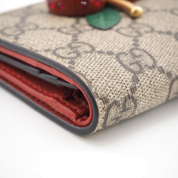 Gucci Strawberry  Leather Wallet  ()