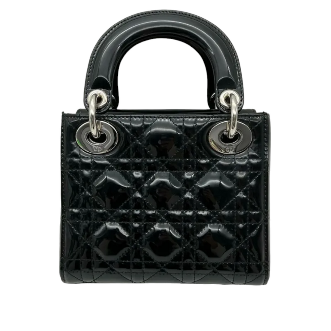Lady Dior Mini Cannage New 1:1 Repl Black SHW