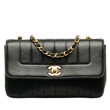 Chanel  Chanel Mademoiselle Shoulder Bag Ram Skin Black