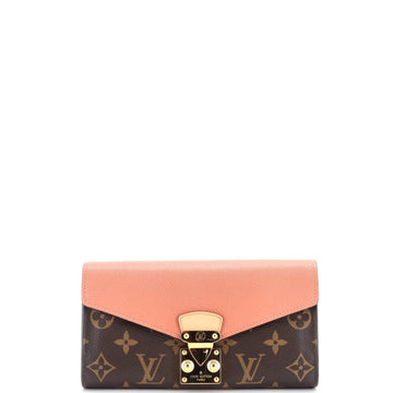 Pallas Wallet Monogram Canvas and Calfskin