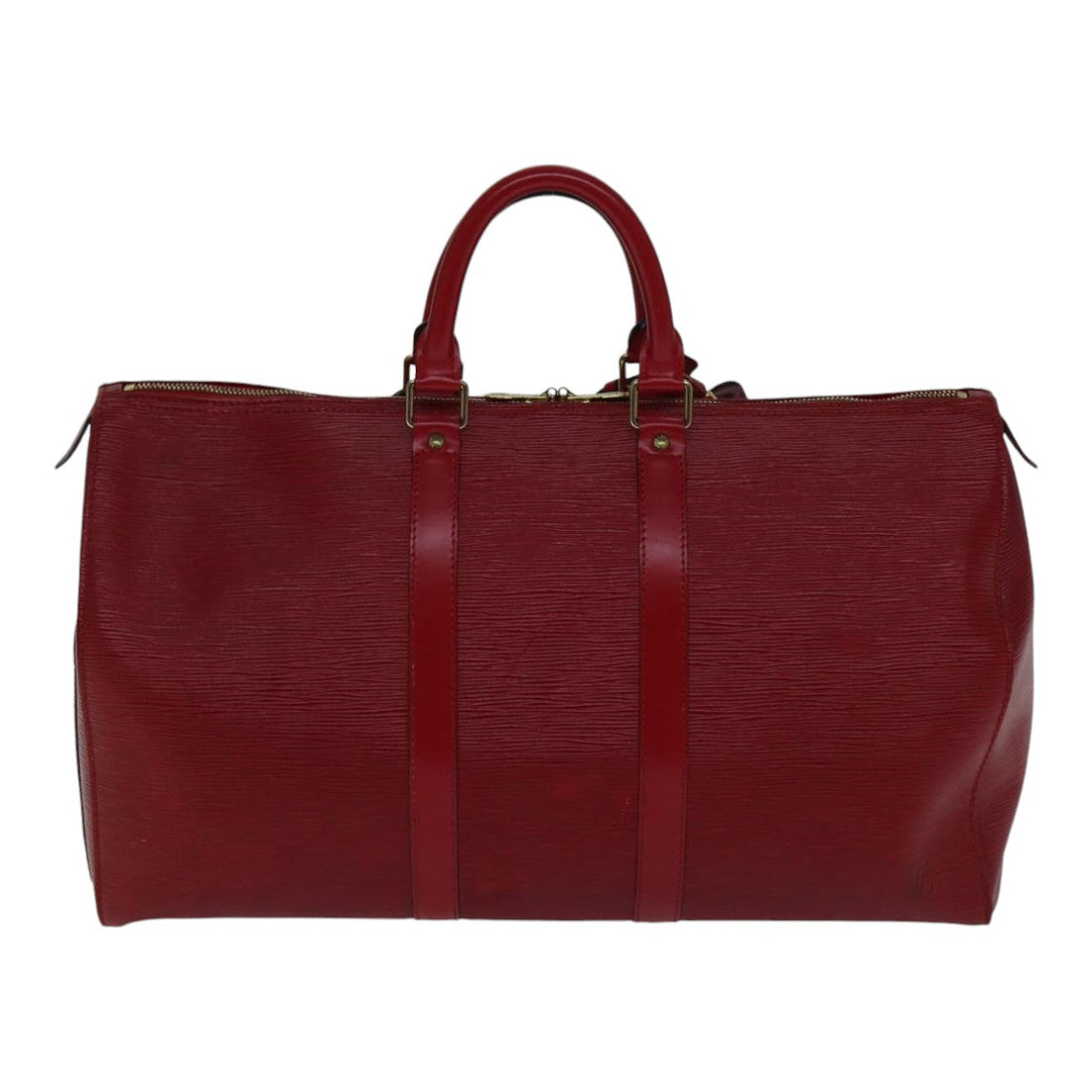 Louis Vuitton Keepall 45  Leather Travel Bag