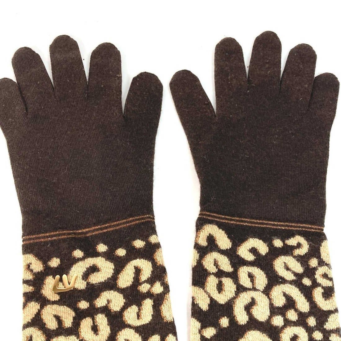 Louis Vuitton  Cashmere Silk Warm Gloves