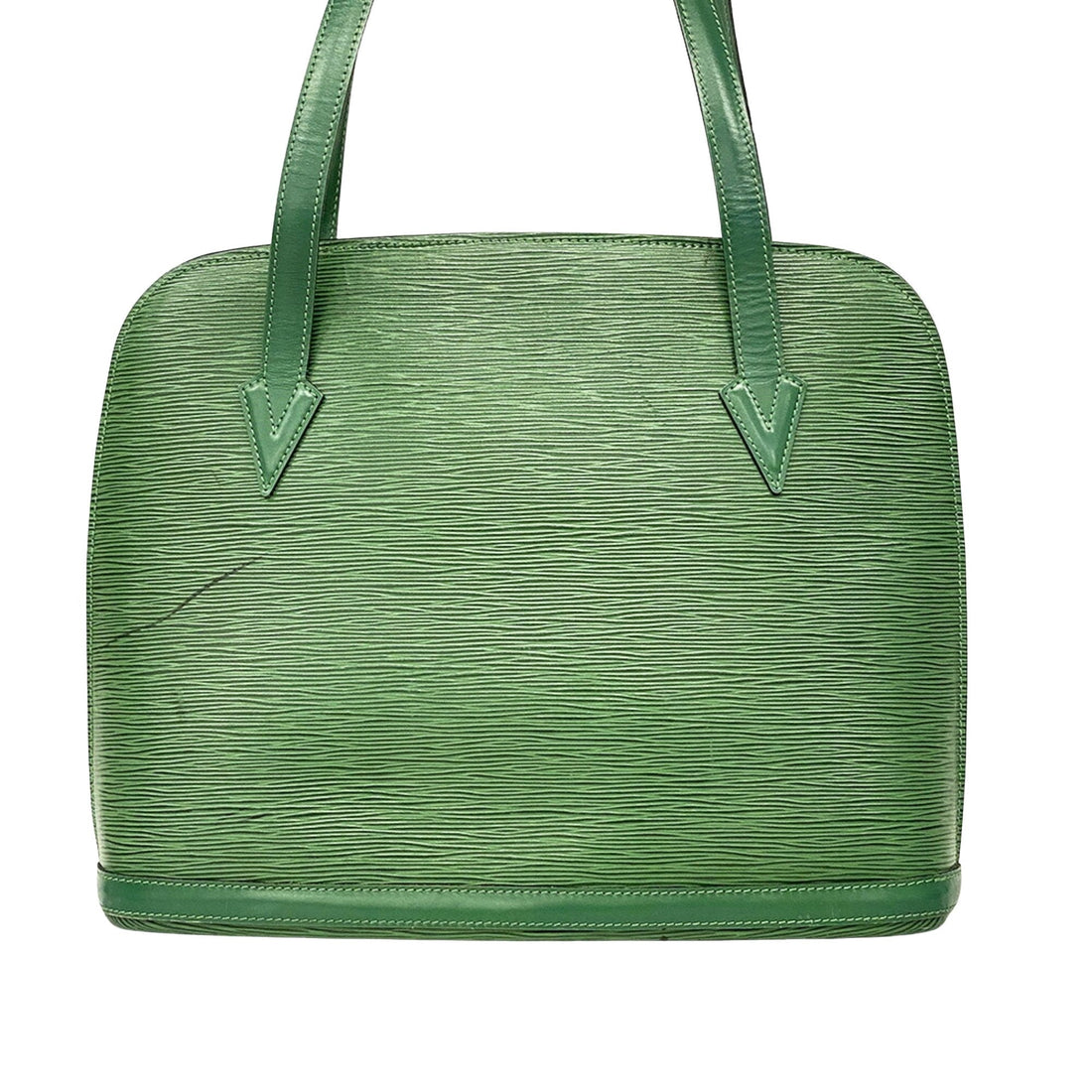 Louis Vuitton Lussac  Leather Shoulder Bag
