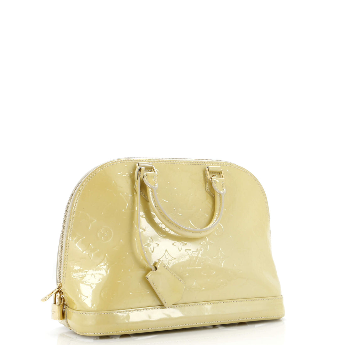 Alma Handbag Monogram Vernis PM