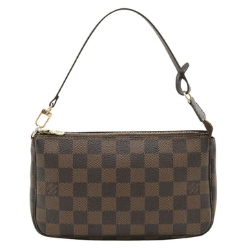 Louis Vuitton Pochette Accessoire  Canvas Clutch Bag