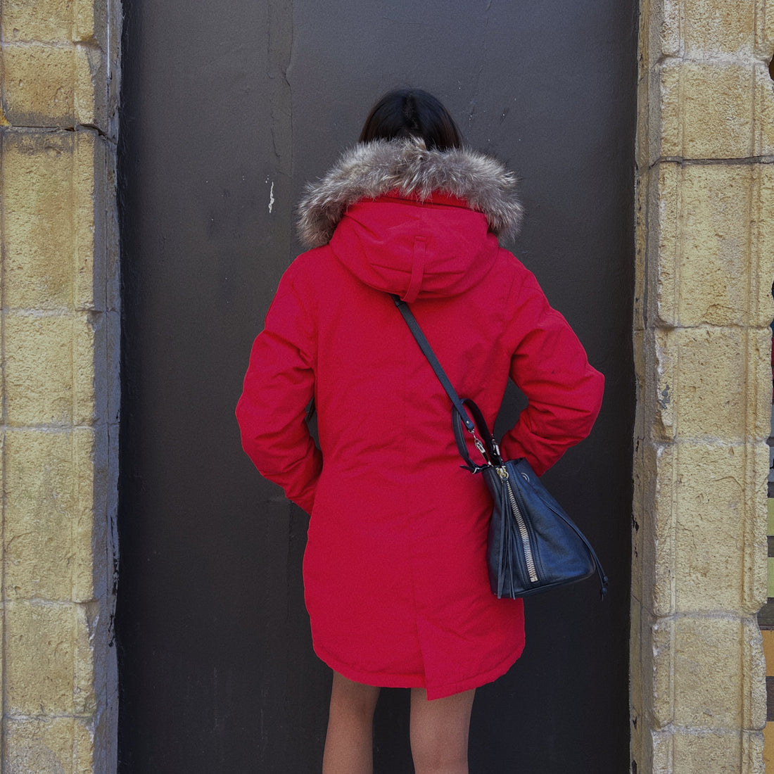 Canada Goose Red Down Parka