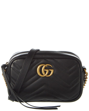 Gucci GG Marmont Matelasse Leather Crossbody