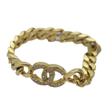 Chanel COCO Mark Chain Bracelet metal Gold Tone CC Auth