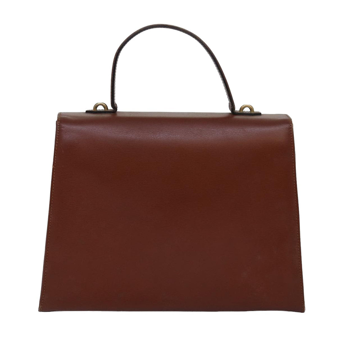 CHRISTIAN Pearl Street Bags Dior Hand Bag Leather 2way Brown Auth 83574