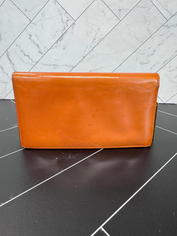 Chanel Orange New 1:1 Rep Leather Long Wallet