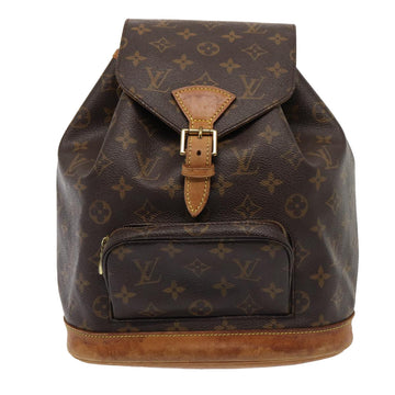 Louis Vuitton Montsouris  Canvas Backpack Bag