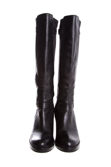Cole Haan Black Wedge Boots SZ 10