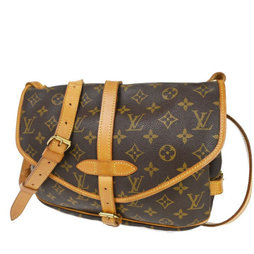 Louis Vuitton Saumur 30  Canvas Shoulder Bag