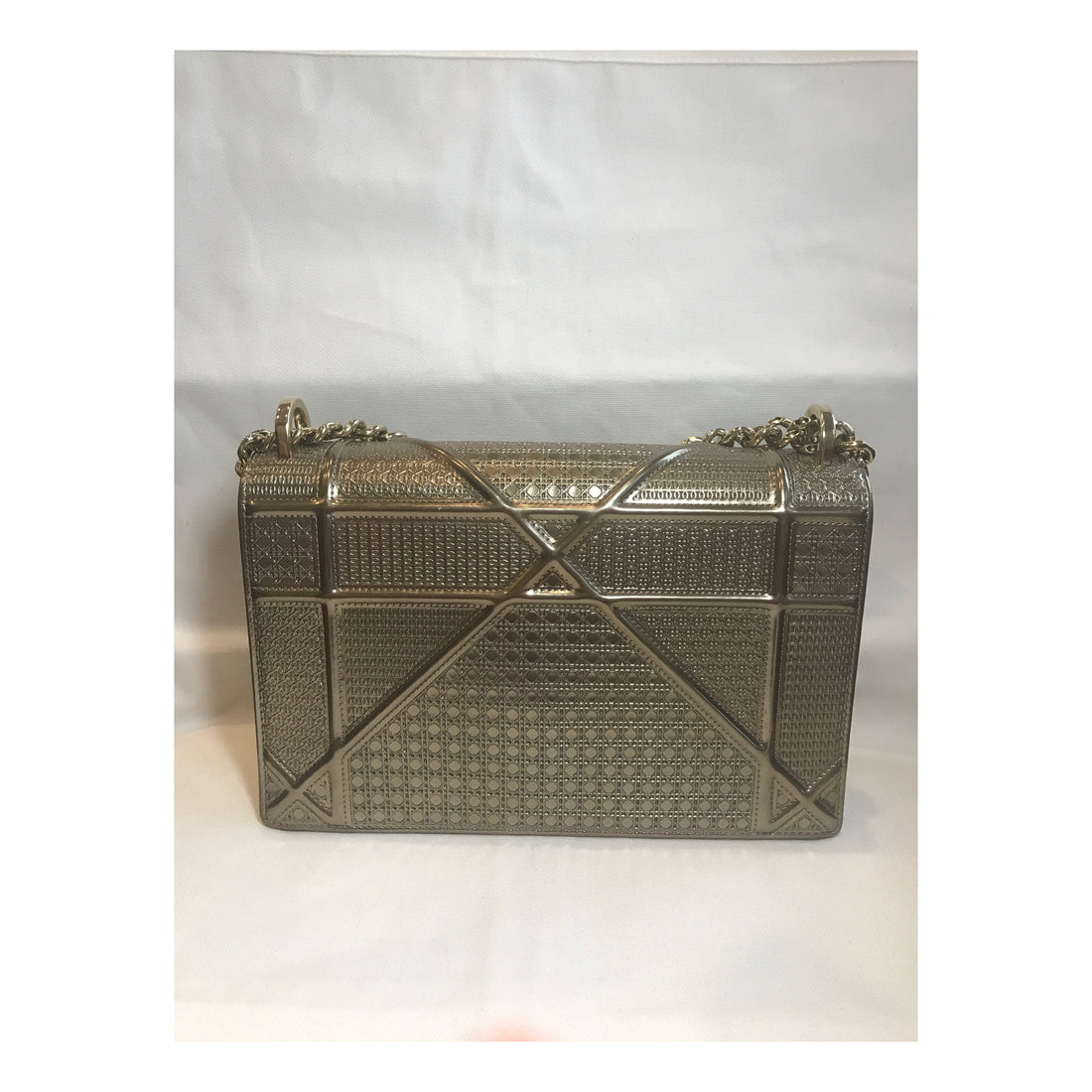 Diorama Metallic CalBNkin Gold Flap Bag Medium