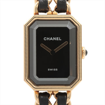 Chanel Premium H6951 GP  Leather QZ Black