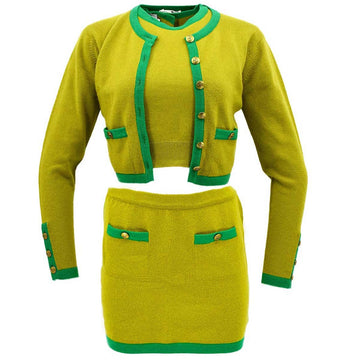 Chanel Cardigan Green