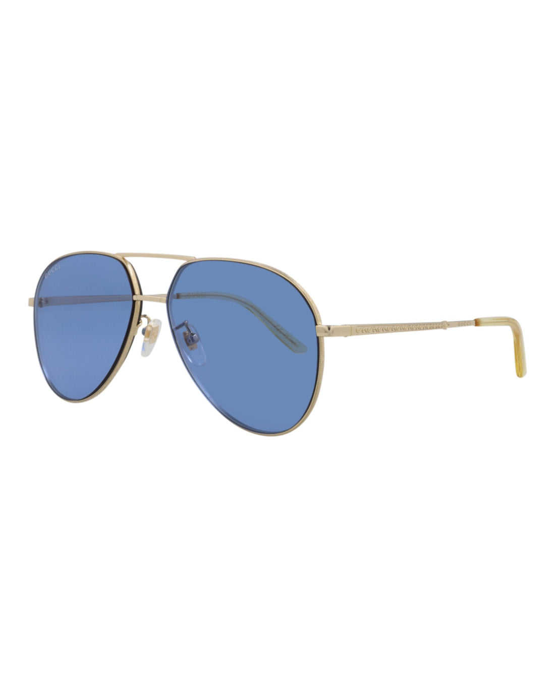 Aviator-Frame Metal Sunglasses