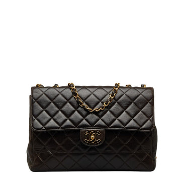 Chanel Decamatrasse 30 Cocono mark ingle Flap Chain Shoulder Bag Black   CHANEL