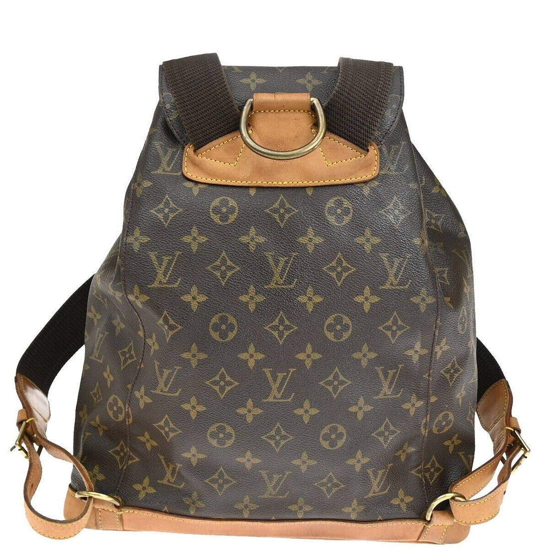 Louis Vuitton Montsouris Gm  Canvas Backpack Bag